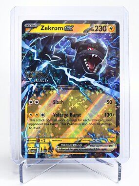 Pokemon TCG Zekrom EX Black Bolt Stamped 034/086 Holo Rare NM